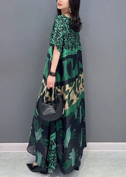 Autumn | Graphic Print Bohemian Oversized Maxi Dress