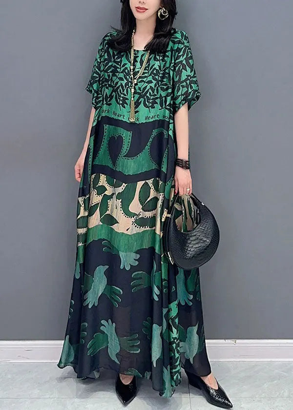 Autumn | Graphic Print Bohemian Oversized Maxi Dress