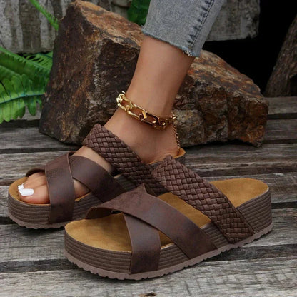 Carmen | Cushioned Adjustable Strappy Comfort Sandals